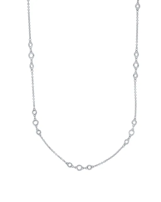 18CT W/G DIA BTM 3-7-3pt/45cm